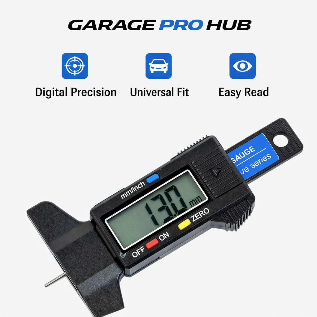 Garage Pro Hub™ Tyre Tread Depth Gauge