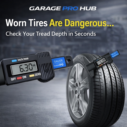 Garage Pro Hub™ Tyre Tread Depth Gauge