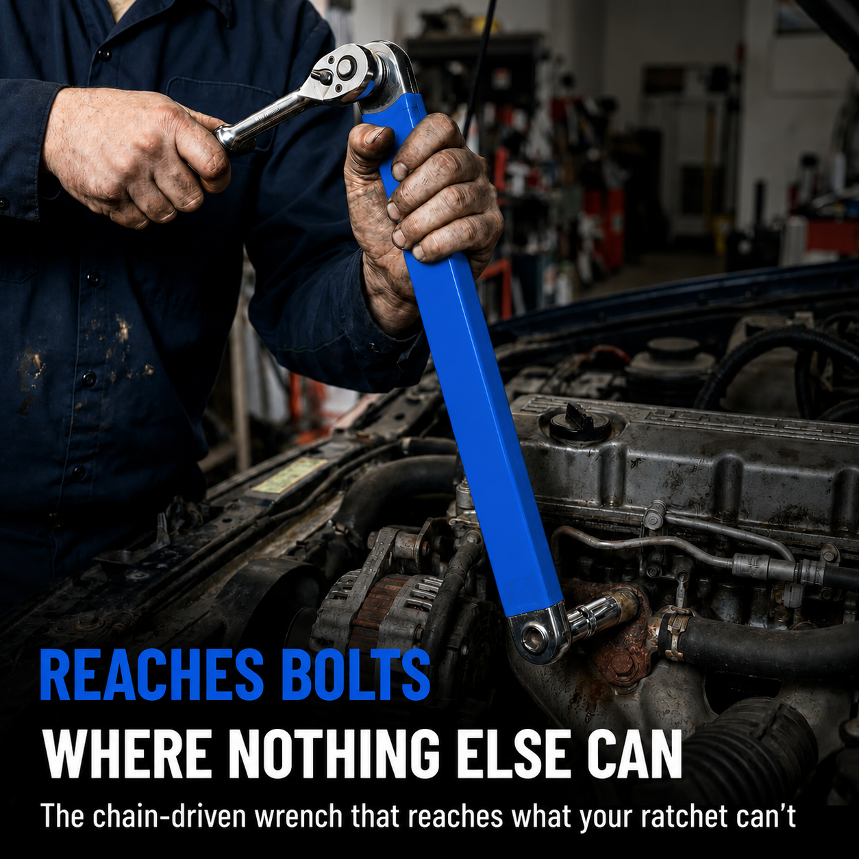 GARAGE PRO HUB® - Reach The Bolts Your Ratchet Can't